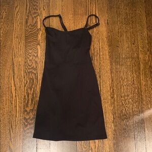 Gilly Hicks Black Sheath Mini Dress Spaghetti Strap